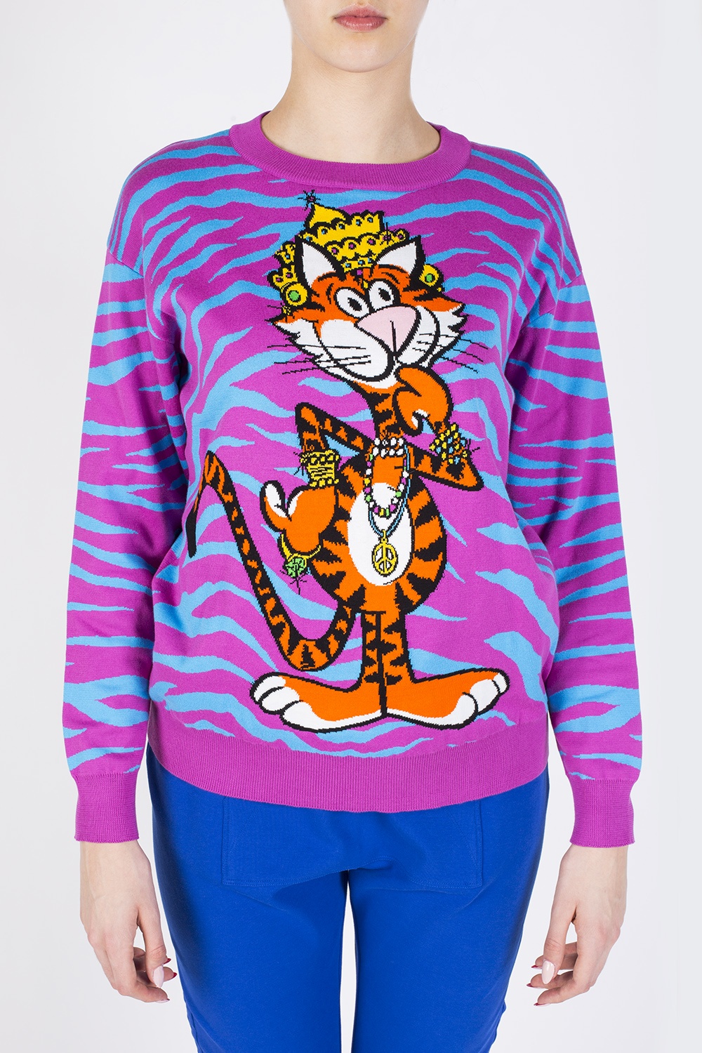 パーカー・フーディ Moschino \"GUILT WITHOUT GUILT\" SWEATSHIRT (17887228_6555) Moschino(モスキーノ) パーカー・フーディ(レディース) - 海外